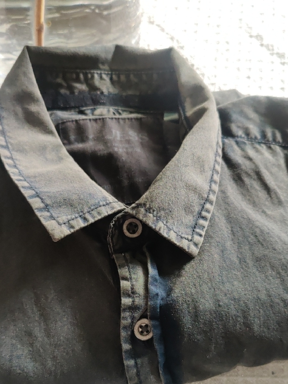 Faded Style Guess Slim Fit Button Down Shirt